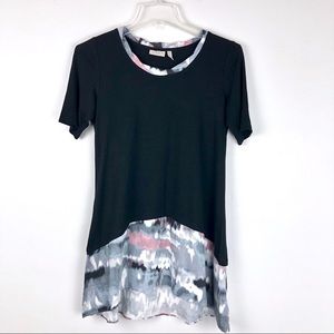 LOGO Tunic Top by Lori Goldstein Hi Lo Flow Hem
